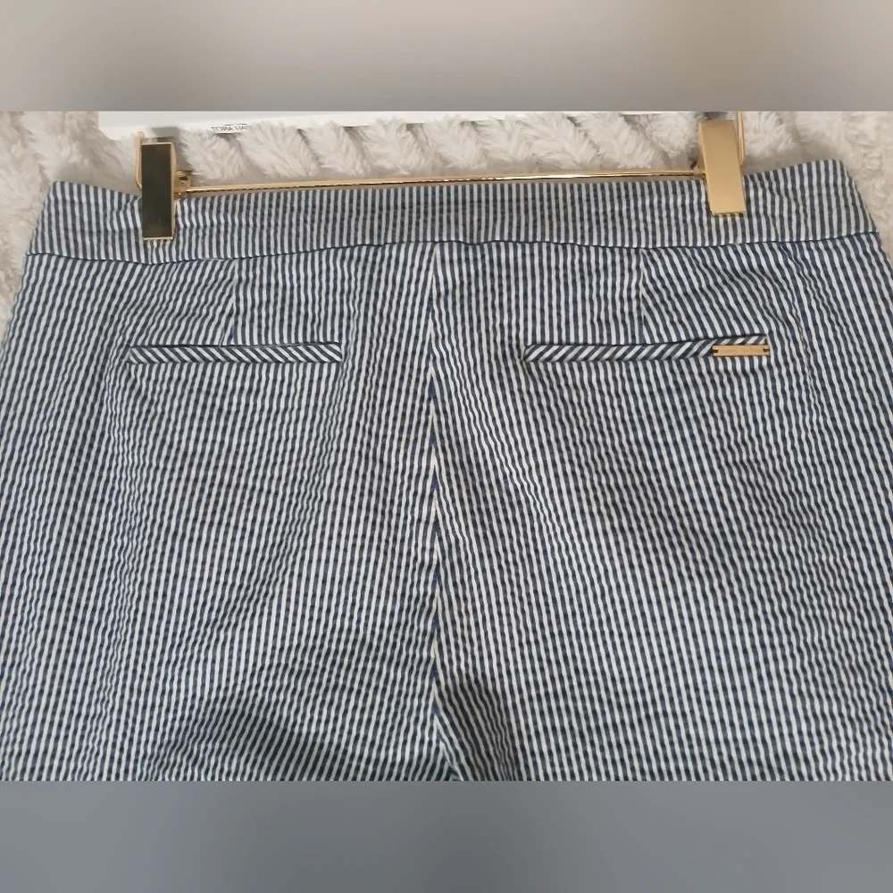 Anne Klein Blue and White Chinos